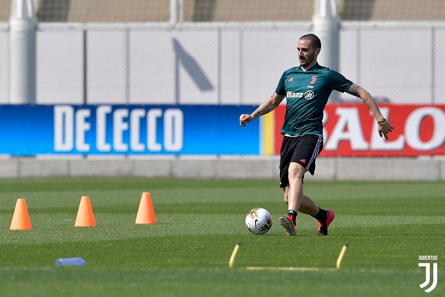 بونوتشي في تدريب يوفنتوس الفردي - Bonucci during Individual juventus training