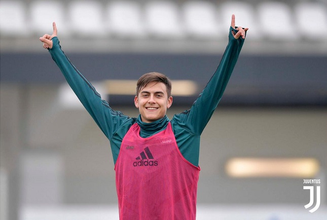 ابتسامة ديبالا في تدريب اليوفي - Dybala smiles