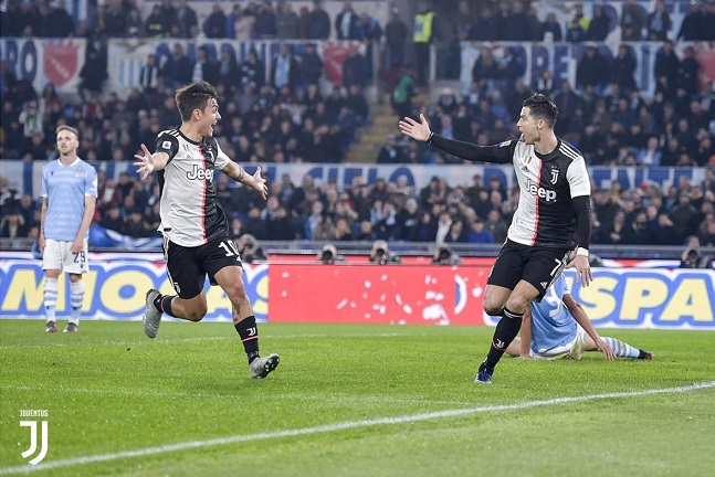 رونالدو يحتفل مع ديبالا بالهدف - Cristiano Ronaldo celebrates with Dybala