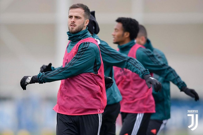 بيانيتش بتدريب اليوفي - Pjanic in JTC