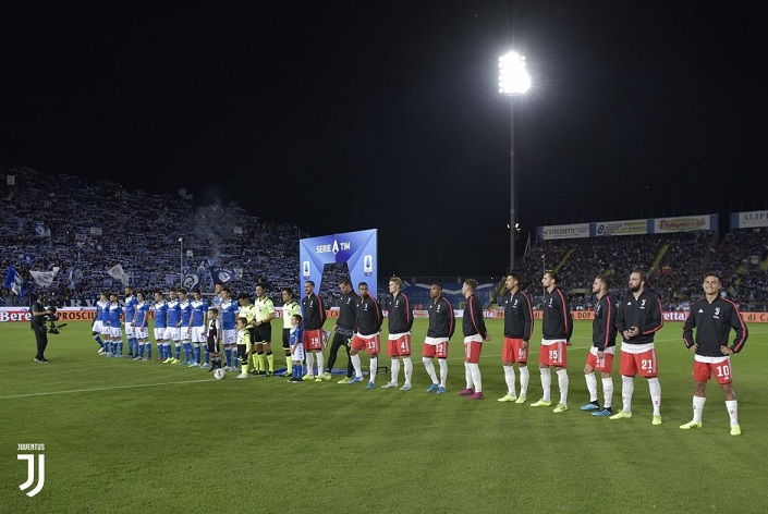 دخول فريقي اليوفنتوس و بريشيا - Juventus & Brescia