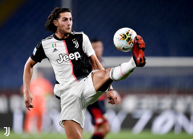 رابيو في مباراة جنوة يوفنتوس - Rabiot during Genoa Juventus match 