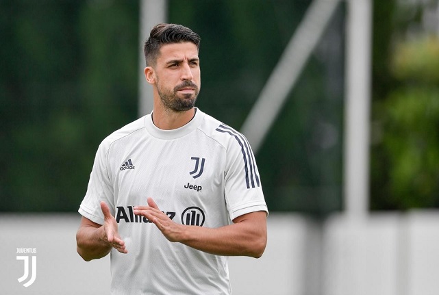 خضيرة في تدريب اليوفي قبل نهائي كاس ايطاليا - Sami Khedira in Juventus training in June 2020