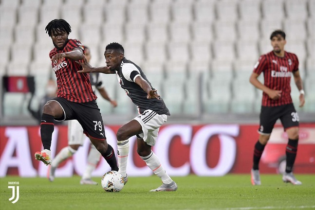 ماتويدي و كيتشي في مباراة يوفنتوس ميلان - Matuidi & Kessie in Juve Milan match