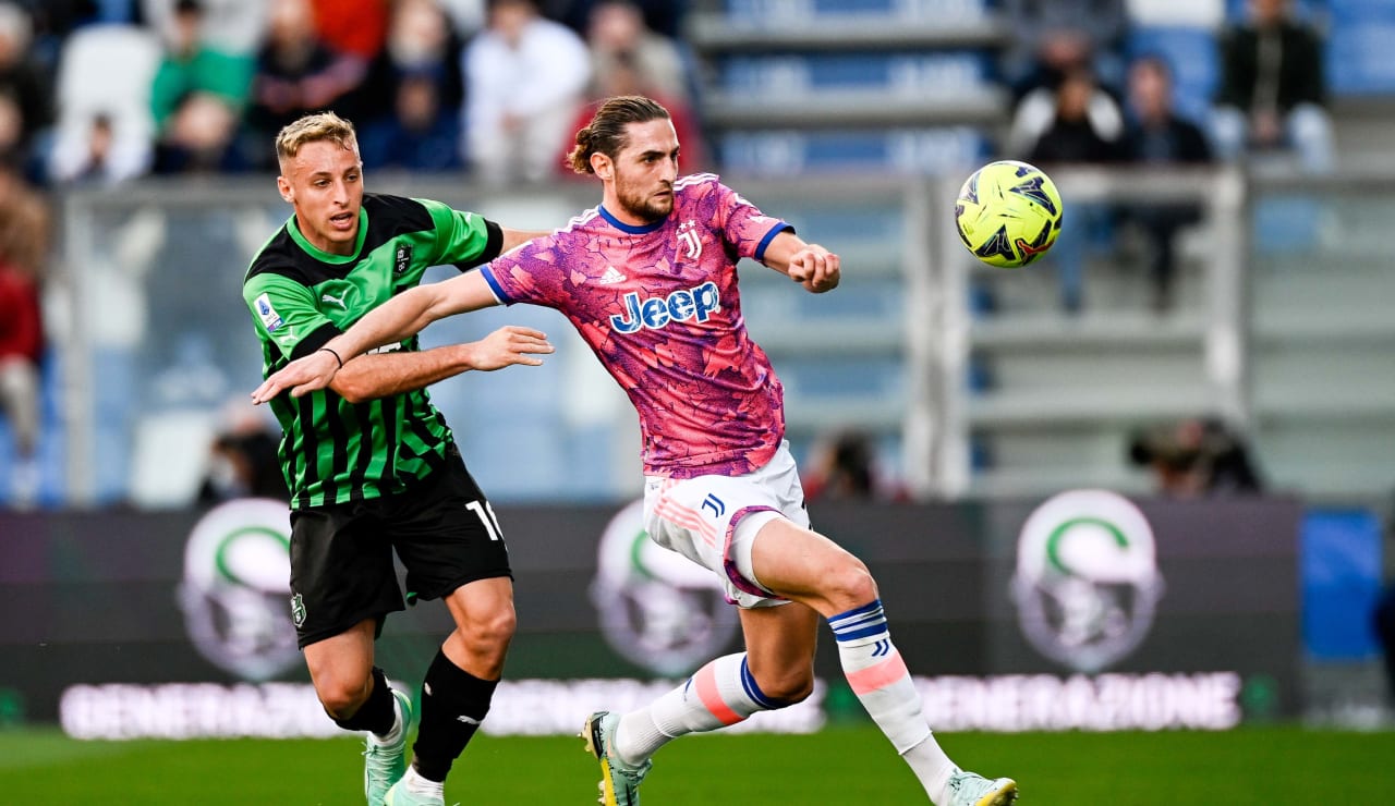 ادريان رابيو خلال مباراة يوفنتوس ضد ساسولو 2023 - Adrien Rabiot during Juventus match Vs Sassuolo