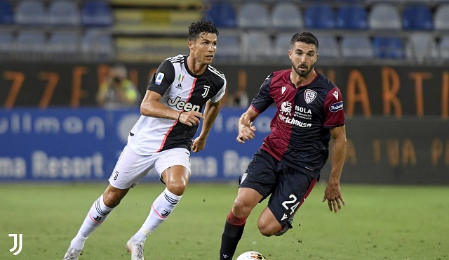 رونالدو ضد فاراجو في مباراة كالياري يوفنتوس - Ronaldo Vs Faragò during Cagliari Juve match